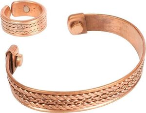 สร้อยข้อมือทองแดงบริสุทธิ์ปรับได้สร้อยข้อมือสไตล์ทางศาสนาเป็นมิตรต่อสิ่งแวดล้อม - Product Image 4