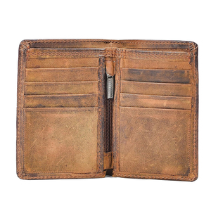2025 Top Trending Men's Business Style Cartera de cuero al por mayor Nueva moda Cremallera Poliéster Hecho en fábrica Más vendidos - Product Image 6