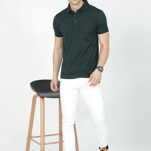 Camiseta Polo de manga corta con diseño y color personalizado fácil de usar para hombre con logotipo bordado, gran oferta, ropa informal, camiseta Polo - Product Image 4