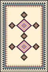 Alfombra de tejido plano de tamaño personalizado Kilim turco de algodón para mascotas con diseño geométrico abstracto lavable decoración del hogar para sala de estar - Product Image 3