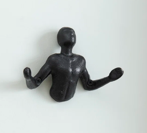 Ensemble de crochets muraux en fer au design moderne crochets de cintre à clé en métal pour décoration de chambre verticale crochet mural saillant d'anniversaire - Product Image 2