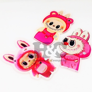 Azulejo de pestañas acrílico al por mayor respetuoso con el medio ambiente duradero cuadrado mariposa flor logotipo personalizado herramienta de extensión de pestañas visón - Product Image 6