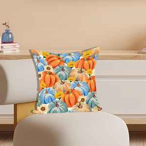 Coussin imprimé citrouille : Décoration joyeuse pour les amateurs de citrouilles, 12"x24" - 30x60 cm - Product Image 3