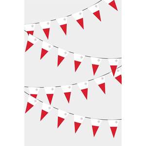 Malta Triangular <b>Banners</b> for Party Decorations - Product Image 1