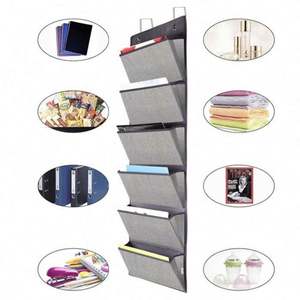 Organiseur de papiers pour scrapbooking à suspendre sur la porte, pour dossiers de bureau, pour une utilisation dans le salon - Product Image 2