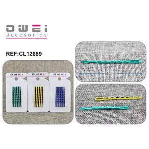 Fourchettes à cheveux colorées 12 unités/carton - Product Image 1