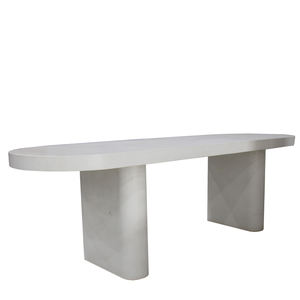 Artisanat d'usine de confiance au Vietnam Table à manger en béton Mobilier d'extérieur en béton armé de fabricant vietnamien - Product Image 1