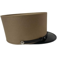 Sombrero Kepi de piel de vaca de color caqui genérico tradicional francés personalizado al por mayor