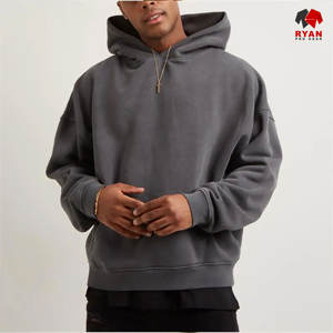 Sudadera con Capucha para Hombre Ryan Pro Gear con Logotipo Personalizado en la Parte Delantera, Tejido de Felpa 100% Algodón, Transpirable, Informal, para Invierno, OEM - Product Image 3