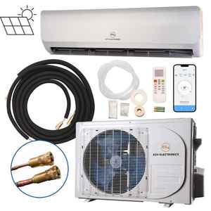 Kit de climatiseur solaire hybride E G 4 Mini-Split certifié, pompe à chaleur ACDC 24000 BTU, SEER2 21, 3150 Watts de panneaux solaires photovoltaïques - Product Image 3