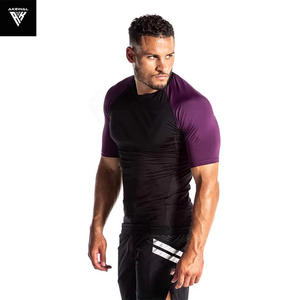 T-shirt de compression unisexe MMA 2026 de qualité export, manches courtes, protection du cou, respirant, imprimé par sublimation personnalisée - Product Image 5