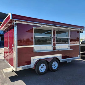 รถบรรทุกรับสัมปทานเคลื่อนที่ทำจากสแตนเลสใช้ในครัวเต็มรูปแบบรถขายอาหารเรียกน้ำย่อยไอศกรีมสำหรับขายอาหารจานด่วนรถบรรทุกอาหารเคลื่อนที่ - Product Image 1