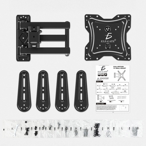 Supporto TV Pieghevole per Schermi da 23'' a 60'' con Rotazione a 180° per TV LED, Plasma e LCD, in Acciaio, Prodotto Confezionato - Product Image 2