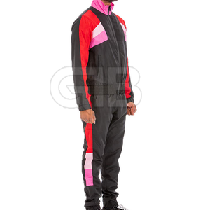 2025 Survêtements en nylon à la mode pour hommes Vêtements de sport personnalisés avec survêtements en nylon imprimés avec logo - Product Image 3