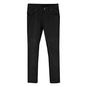 Premium Quality <b>Leather</b> <b>Pants</b> Factory Wholesale Price Customized Logo <b>Leather</b> <b>Pants</b> For <b>Men</b> - Product Image 1