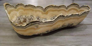 Onyx Natural Tallado a mano Borde crudo Irregular Forma libre Cuencos - Product Image 4