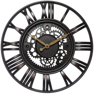 Fancy Large <b>Wall</b> <b>Clock</b> Luxury Style Metal Display for Indoor Home or Office Decor Custom Designer Perfect As Gift - Product Image 5