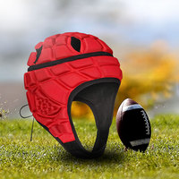 Casque de sport unisexe Prime Craft Factory à coque souple avec impression numérique par sublimation, rembourrage EVA pour le rugby
