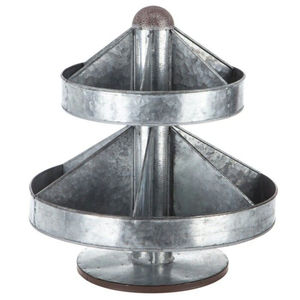 Support de plateau de service en métal galvanisé à 3 niveaux, présentoir à étages de style campagnard pour la cuisine, décoration de la maison, cupcakes, desserts au prix le plus bas - Product Image 5