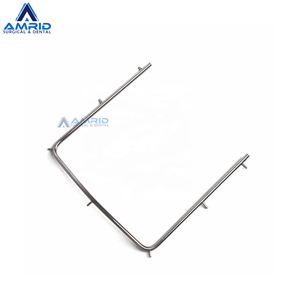 Instrumento de soporte de marco de presa de goma de acero inoxidable de alta calidad esterilizable en autoclave para suministros de laboratorio dental CE equipos dentales - Product Image 2