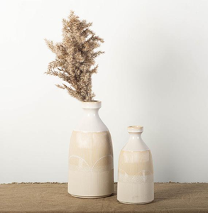 Petit Vase Décoratif En Céramique Blanche Avec Un Design Floral 3D Accent De Maison De Style Vintage Moderne Prix De Gros Disponibles - Product Image 4