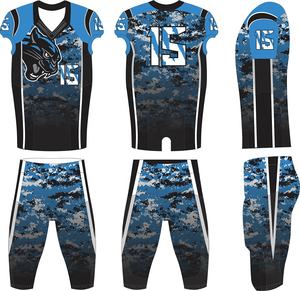 Camisetas de Fútbol Americano Personalizadas al por Mayor, de Alta Calidad, 100% Poliéster, Manga Corta, Ajuste Entallado, Protección UV, Ropa Deportiva - Product Image 6