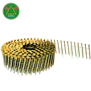 Bobina de acero al carbono recubierta de aceite Clavos para palés Tipo de vástago suave Estilos en espiral de anillo Cabeza a cuadros puntiaguda ¡Muestra gratis ofrecida! - Product Image 5