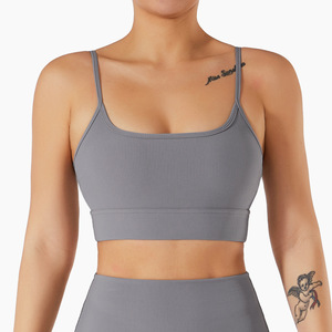 Bellissimo reggiseno sportivo posteriore raccolti reggiseno Yoga Running Fitness Top europeo e americano bretelle Yoga vestiti per le donne