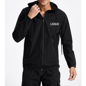 Conjunto Deportivo de Felpa Gruesa para Hombre, Sudadera con Capucha, Pantalones Deportivos, Logotipo Personalizado, Sudadera con Capucha de Algodón Extra Grande para Hombre, Conjunto de 2 Piezas con Cierre - Product Image 2