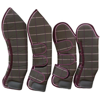 Botas de viaje de caballo de alta calidad personalizadas, botas de caballo con mosca, conjunto de botas de caballo para montar