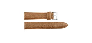 Bracelets de montre intelligente unisexes 205 en cuir véritable marron clair de luxe, classiques, en acier inoxydable, réglables, souples et étanches - Product Image 4