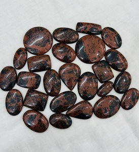 Venta al por mayor AAA grado pulido a mano Marconi obsidiana cabujón piedra preciosa curativa Natural joyería personalizada fabricación certificada por terceros - Product Image 2