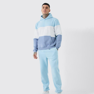OEM conception personnalisée votre propre survêtement blanc délavé à l'acide 400 450 500 hommes été 100% coton biologique Streetwear survêtement - Product Image 1
