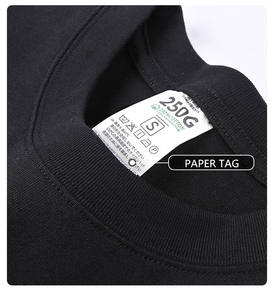 Camiseta personalizada de verano para hombre, Camiseta de algodón de talla grande de Color sólido, Camiseta holgada informal de manga corta de gran tamaño para hombre - Product Image 3