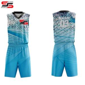 Wholesale <b>Retro</b> <b>Basketball</b> <b>Jersey</b> Vests Set Printed Sublimation Men's <b>Basketball</b> Uniform with Unique Design - Product Image 5