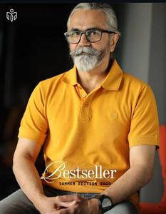 เสื้อโปโลผ้าฝ้ายคุณภาพสูงสำหรับบุรุษมีหลายสีปักโลโก้ลายตามแบบ - Product Image 5