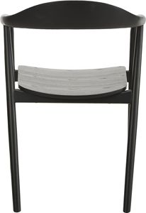 Sillón de comedor de ratán, marco de madera maciza, diseño exclusivo para el hogar, restaurante, silla de comedor, estilo escandinavo, mediados de siglo - Product Image 4