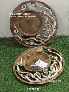 การออกแบบที่หรูหราคุณภาพสูงทำจากไม้แม่มุกสำหรับงานรื่นเริงงานแต่งงานมุสลิมอีดอิสลามแสดงวันที่สำหรับอีดเดือนรอมฎอน - Product Image 6