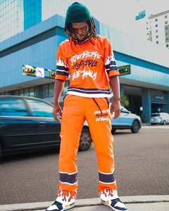 Haute qualité impression personnalisée Boxy hommes t-shirts maille surdimensionné culture Football col en v Jersey - Product Image 2