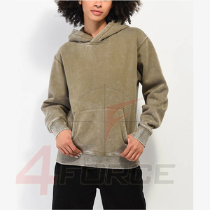 Sudadera Ligera Vintage Extra Grande para Mujer, 100% Algodón, Cuello Redondo, Estilo Holgado, 360 Gramos, Felpa Francesa, Elástica en Cuatro Direcciones - Product Image 4