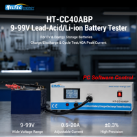 Probador de Baterías Heltec Energy 20A 40A 9-99V con Registro de Datos de Carga y Descarga para Baterías de Portátiles y Pequeños Productos Electrónicos