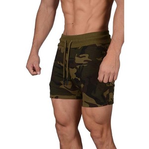 Pantalones cortos de algodón y poliéster para hombre con diseño de moda personalizado y precio barato de fábrica, pantalones cortos de cintura elástica para gimnasio y Fitness para hombre al por mayor - Product Image 4