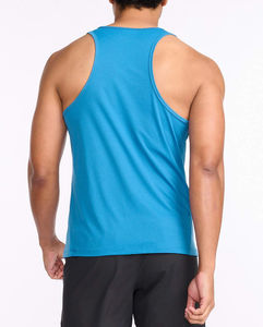 Top Trending OEM al por mayor hombres camiseta sin mangas con Material de alta calidad transpirable gimnasio desgaste Fitness hombres camisetas sin mangas con logotipo personalizado - Product Image 4