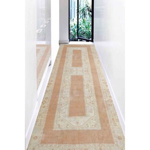 พรมตุรกีทรงเรขาคณิต: พรมแบบเปอร์เซียกันลื่น, พรมพิมพ์ลาย, พร้อมพรมขนนุ่ม - Product Image 4