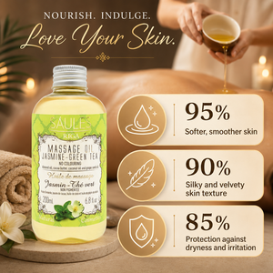 Aromathérapie, massage relaxant, soin hydratant de la peau, soin de luxe premium, thé vert au jasmin, 200 ml, massage corporel professionnel en spa - Product Image 1