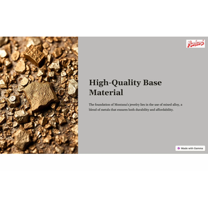 Montana N630สร้อยคออัลลอยด์แบบดั้งเดิมเครื่องประดับชุดเครื่องประดับที่ดีชุบทองทองแดงไข่มุกเพชรสำหรับเป็นของขวัญแต่งงานชุดเครื่องประดับแฟชั่น - Product Image 3