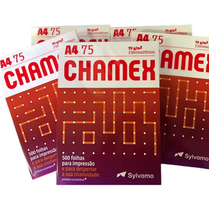 Papel Chamex A4 Copy <b>Paper</b> White 80gm 70gsm 75gsm Low Price Offer Direct Factory - Product Image 1