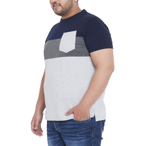Camiseta de Verano para Hombre, Talla Grande, Hecha a Medida, Nuevo Diseño, Transpirable, de Secado Rápido, Algodón/Bambú, Lona, Lisa - Product Image 2