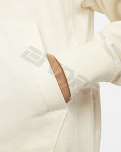 เสื้อฮู้ดโอเวอร์ไซส์สำหรับผู้ชายเสื้อฮู้ดผ้าฝ้ายฟอกสีพิมพ์ลายเปลวไฟกำหนดโลโก้ได้เอง - Product Image 4