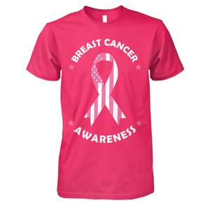 T-shirts de sensibilisation au cancer du sein Unbreakable Spirit célébrant l'espoir et le courage pour les femmes et les hommes - Product Image 2